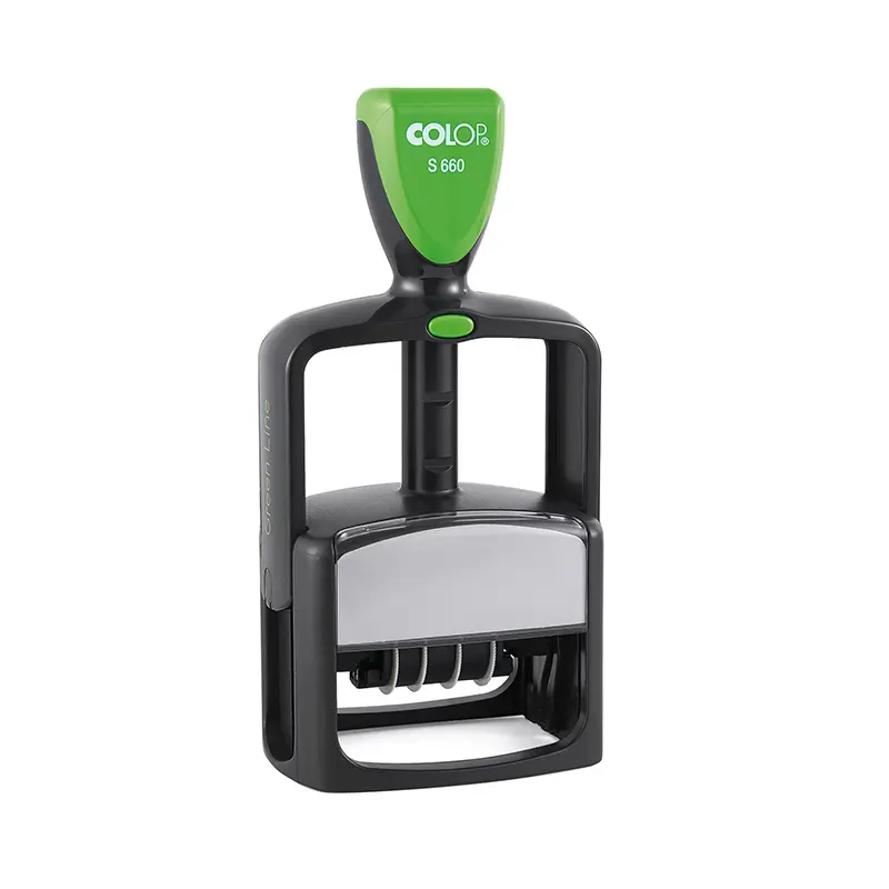 Pašiespiežama zīmoga COLOP S660 Green Line