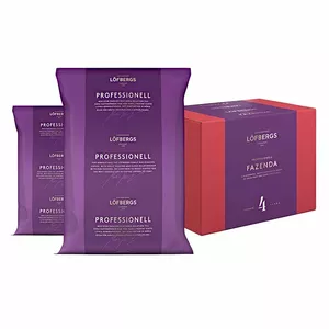 Whole Coffee Beans Lofbergs Professionell Fazenda 1 kg – dark roast, 1 kg pack