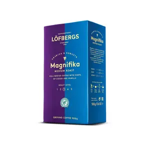 Ground coffee Lofbergs Magnifika 500 g, medium roast, 500g pack