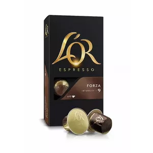 Coffee capsules l'or Forza, pack of 10 capsules, 5.2 g each
