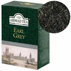 Loose black tea Ahmad Earl Grey 100 g — Bergamot-flavored black tea, net weight 100 g