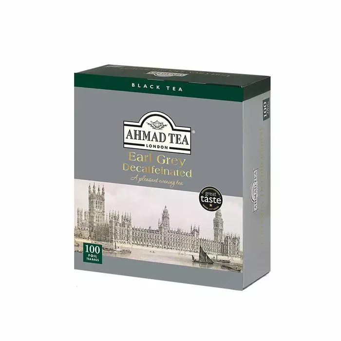 Ahmad Tea Earl Grey 100 пакетиков. Чай Ахмад Эрл грей 25x2г / [10. Ахмад без кофеина. Черный чай Ахмад без кофеина.