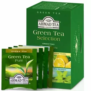Tea bag pack Ahmad Green Selection — Green tea, 20 bags