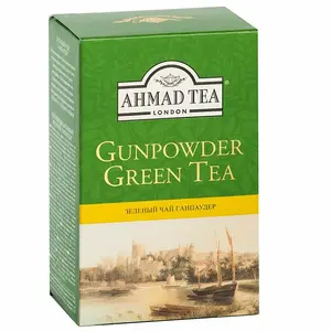 Loose leaf green tea Ahmad Gunpowder Green 100 g — pure Chinese tea leaves