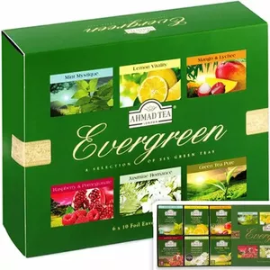 Tea bags Ahmad Evergreen Selection — 60 tea bags, assorted black and flavored teas