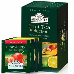 Чай Ahmad Fruit Selection черный чай с фруктовыми добавками 20 пакетиков по 2 г
