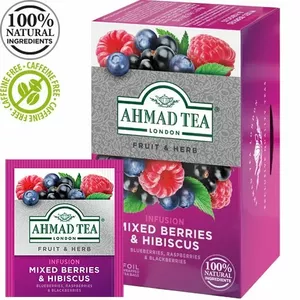Tea Ahmad Alu Mixed Berries 20 bags x 2g – fruit-flavored tea bags in foil sachets