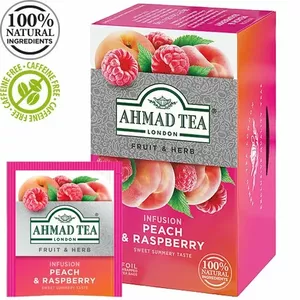 Tea blend Ahmad Avene with Peach — fruit & herbal tea, 20 tea bags (Avene with Peach)
