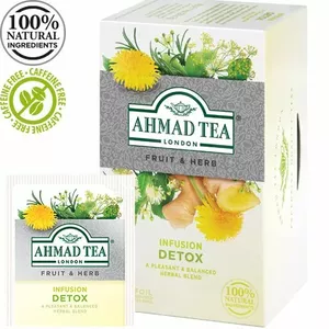 Tea Ahmad Alu Detox 20 Bags 2 g — herbal detox tea, 20 pyramid bags, 2 g each