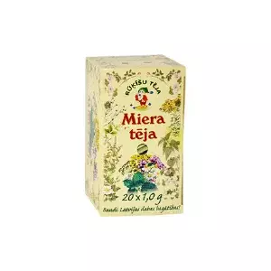 Tea rūķīšu tēja Miera, herbal tea 20 bags × 1 g