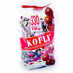 KOFLI' кофейные зерна в шоколаде, 1 кг