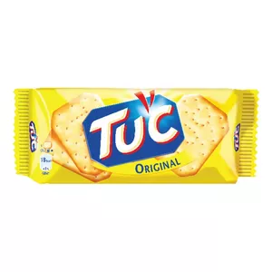 Crackers Tuc 100 g pack, savory baked snack, plain salted