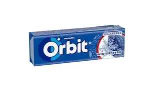 Chewing Gum Orbit Winterfresh 14g — Sugar-Free Chewing Gum, Single Pack