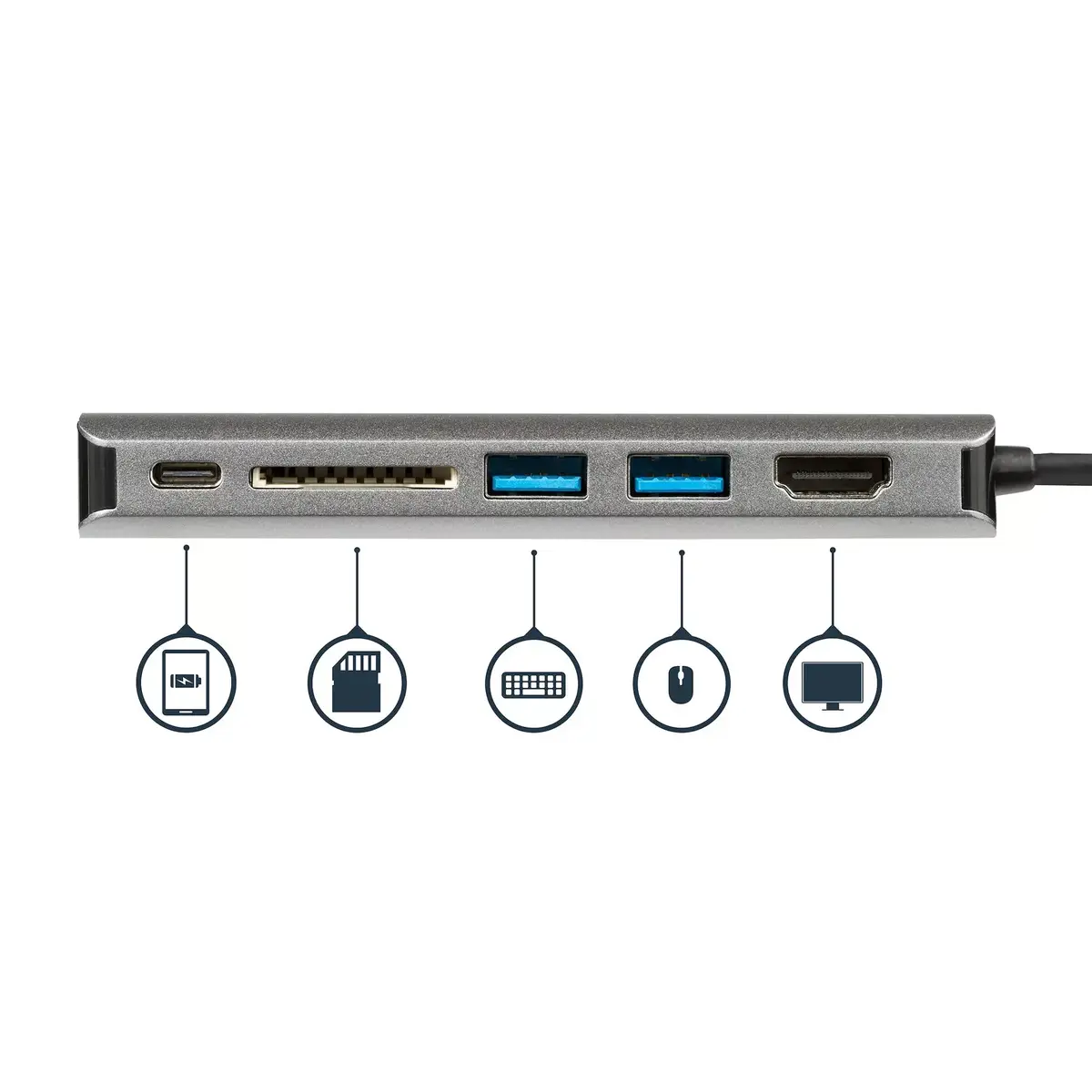 USB C Multiport Adapter StarTech DKT30CHSDPD1 Photo 3