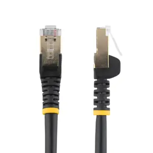 StarTech Cat6a Ethernet kabelis 2m ekranēts STP RJ45 10GbE 100W PoE melns