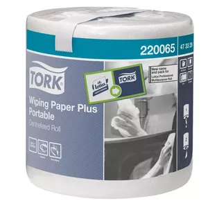 Бумажные полотенца Tork Advanced Plus Portable 2 слоя рулон 400 листов 23.3 x 19.3 см