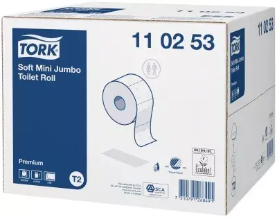 Toilet Roll Tork Soft Mini Jumbo 400-03672 Photo 2