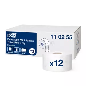 Toilet paper Tork Premium Mini Jumbo Extra Soft T2 3-ply 600 sheets
