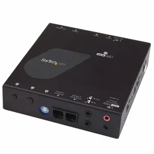 StarTech.com 4K HDMI over IP Receiver for ST12MHDLAN4K Wired AV Receiver with 3840 x 2160 Maximum Resolution and Video Control App Support