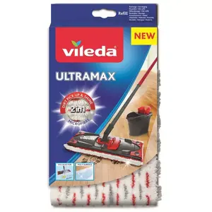 Mop head VILEDA microfibre 350×140 mm for laminate, tiles, wood, multicolour