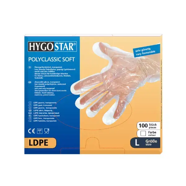 Polyethylene Gloves OEM 400-06285 Size M Photo 3