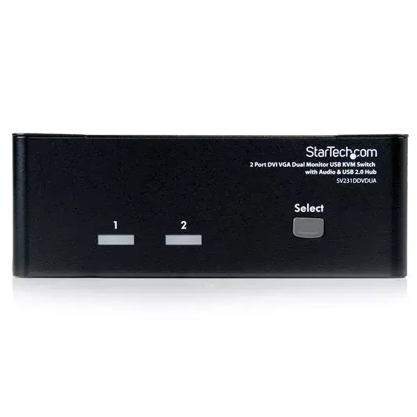 KVM Switch StarTech.com 2 Port DVI VGA Dual Monitor Photo 2