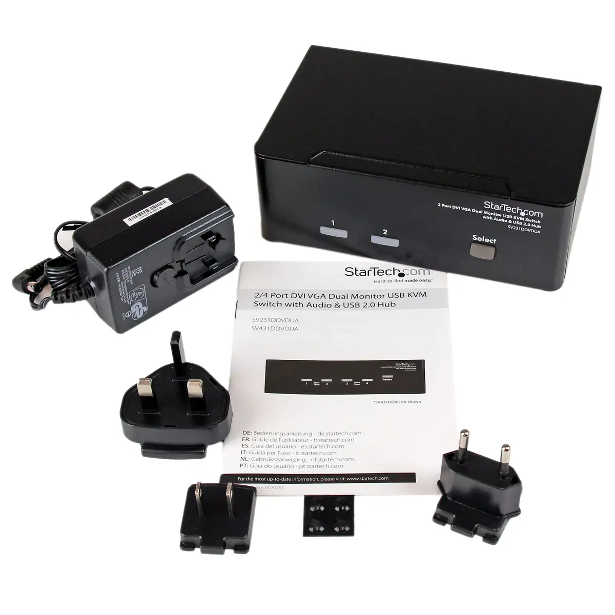 KVM Switch StarTech.com 2 Port DVI VGA Dual Monitor Photo 4