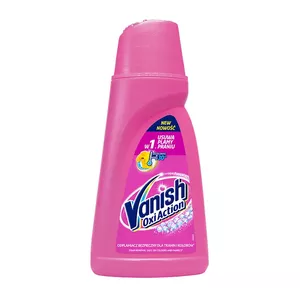 Средство для удаления пятен Vanish Oxi Action Pink жидкое 1 л — кислородная формула для тканей