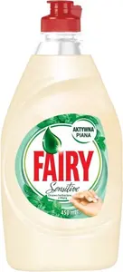 Средство для мытья посуды FAIRY Sensitive Tea Tree & Mint 450 мл — концентрированное средство для чувствительной кожи