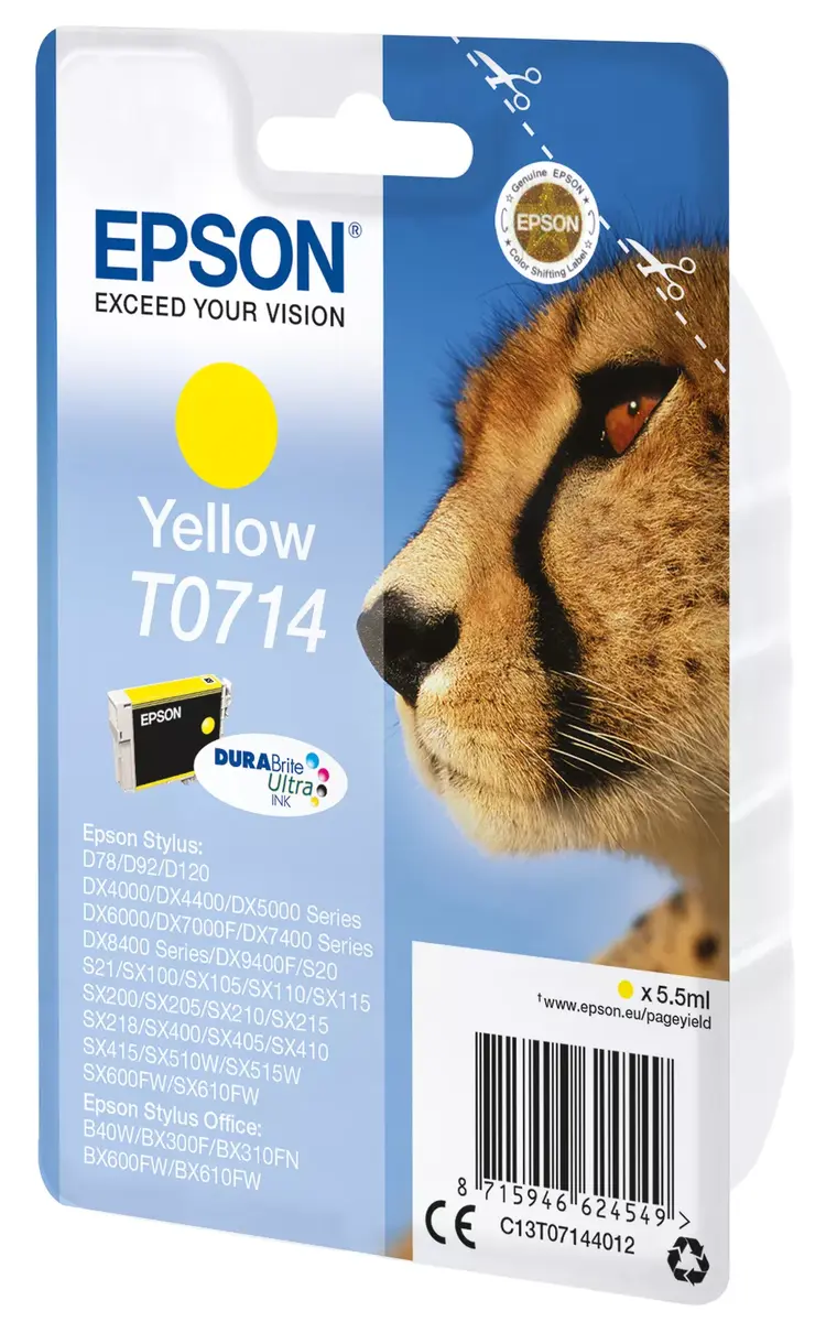 Kārtridžs Epson T0714 dzeltenais Photo 2