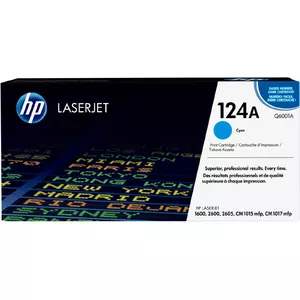 Картридж тонера HP 124A Cyan 3000 страниц