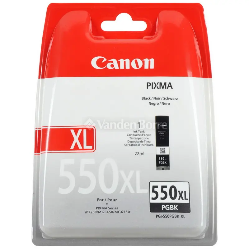 Tintes kasetne Canon PGI-550PGBKX melna, oriģināla