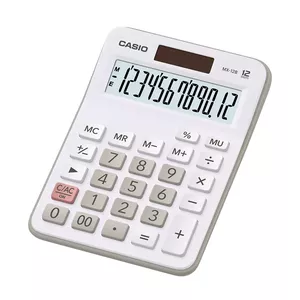 Galda kalkulators CASIO MX-12B, balts