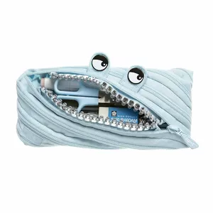 Penālis ZIPIT Grillz Monster Pouch, gaiši zils