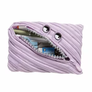 Penālis ZIPIT Grillz Monster Jumbo Pouch, ceriņu krāsa