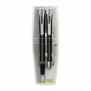Ballpoint and Ink Writing Set ONLINE USV-Systeme 200-10203 — Soft Black Body