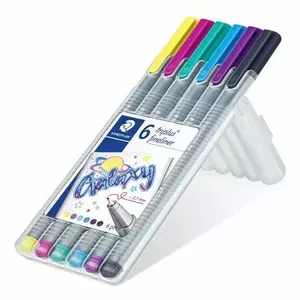 Fineliner pen set Staedtler triplus Galaxy 0.3 mm, 6 colors