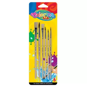 Brush set Colorino 200-07015 — 6-piece artist brushes set