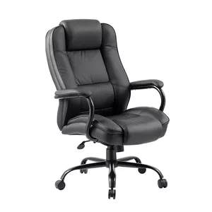 Biroja krēsls EVELEKT Office4You ELEGANT XXL — ergonomisks, ar augstuma regulēšanu, melns