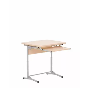 Galds skolniekam NOWY STYL E-172/1 (SL) ALU, 1-vietīgs