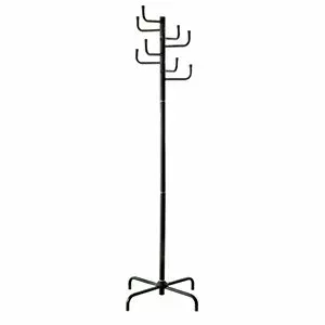 Вешалка для одежды nowy styl Cactus Black 350-01437 — настенная металлическая вешалка для пальто, компактная конструкция