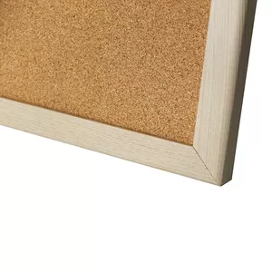Cork board Memoboards 120 x 80 cm with wooden frame — bulletin board for notes and pinning