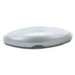 Board eraser NOBO Diamond Glass Board Eraser — silver, dry cloths, 42×200×58 mm