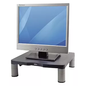 Monitor stand Fellowes Standard Model 250-04811, graphite — desktop riser for single monitor