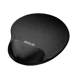 Mouse pad ESSELTE Dataline black (model 250-01413) — compact desk mouse pad, plain black surface