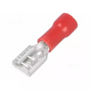 Spaiļu bloks EB1023576238, kontaktu platums 4.8 mm, biezums 0.8 mm, sieviešu, priekš 0.5–1 mm² vadītājiem