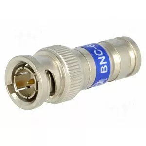 BNC vīrietis 75 Ω RG6 kompresijas savienotājs — modelis CT2-AS-EX PCT-AIO-CT