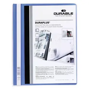 Report Cover Durable DURAPLUS 150-00311 Blue Transparent