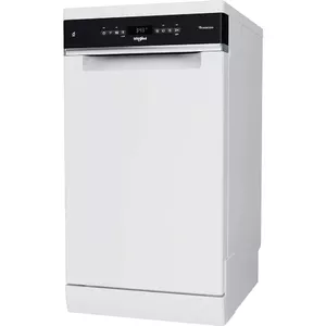 Freestanding dishwasher WHIRLPOOL WSFO 3O34 PF, Slimline 45 cm, 10 place settings, 44 dB, 8 programs, D class