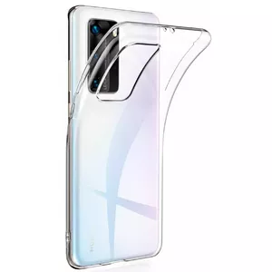 Защитный силиконовый чехол Evelatus для Huawei P40, 1,5 мм TPU, прозрачный